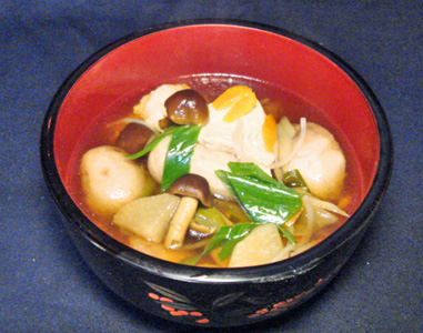 くりたけのけんちん汁