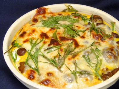 原木くりたけのグラタン 